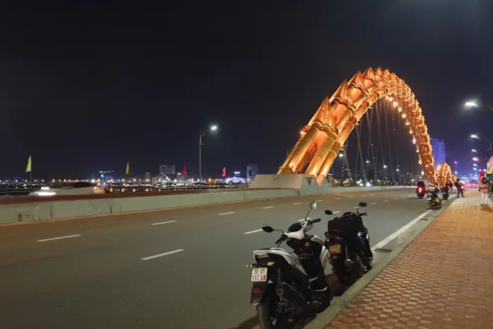 Danang City > Night Life In Danang > Night Lights And The Dragon Danang City | Night Life In Danang | Night Lights And The Dragon