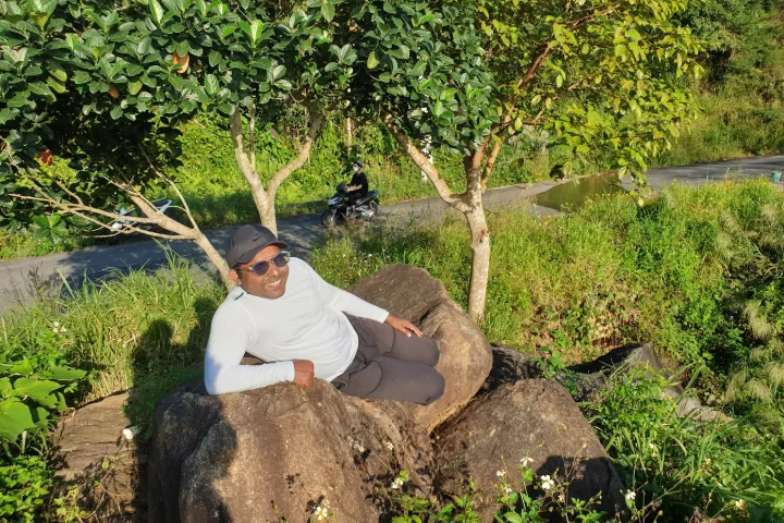 Danang City | Son Tra Mountain | Relax On Rocks Under Trees