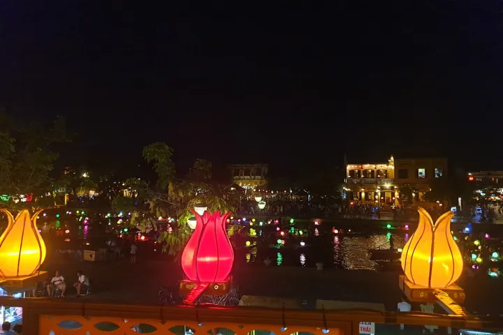 Central Vietnam > Hoi An > Lantern And City View Central Vietnam | Hoi An | Lantern And City View