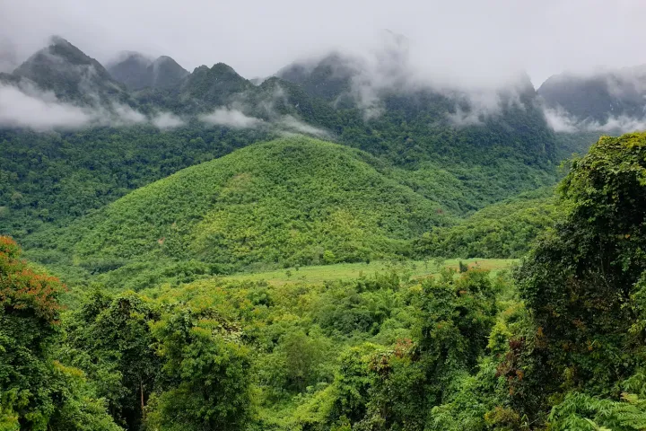 Mai Chau | Pu Luong | Cloudy Hills With Sudden Rain