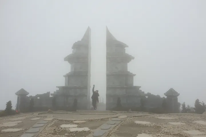 Sapa Lao Cai | Hoang Lien Park | Hoang Lien Park Gate Snowy